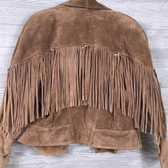 Rock Creek Jackets & Blazers - Rock Creek | Fringe Leather Jacket